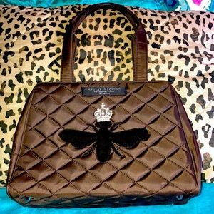 Chocolate My Flat In London velvet  bee 🐝 bag